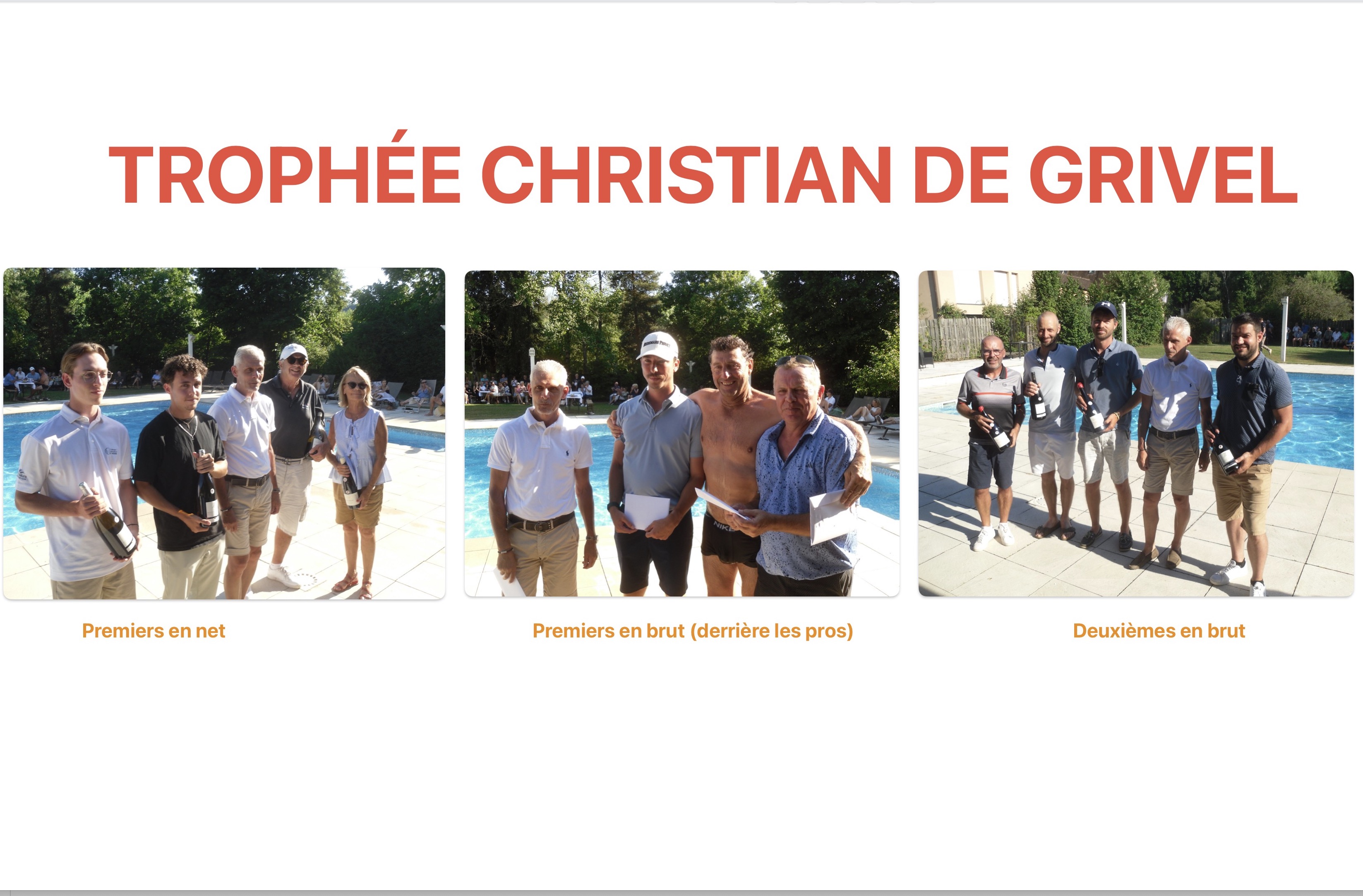 Chaude journée pour le trophée Christian de Grivel